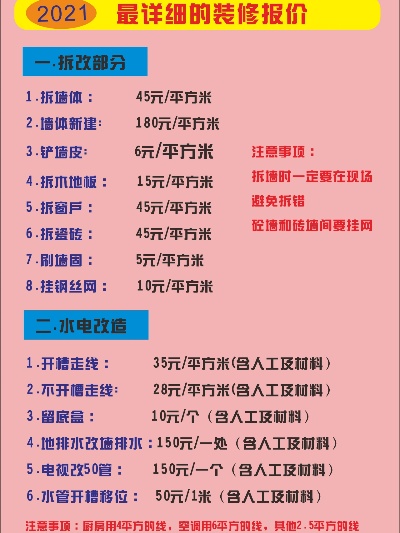济宁室内装修补偿价格 济宁室内装修补偿价格表