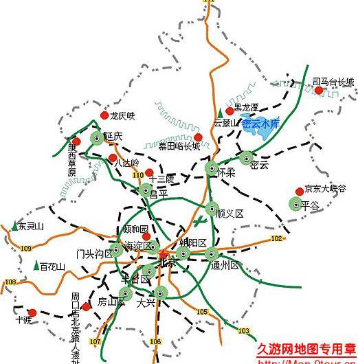 北京旅游攻略必去景点地图 北京旅游景点地图全图高清版